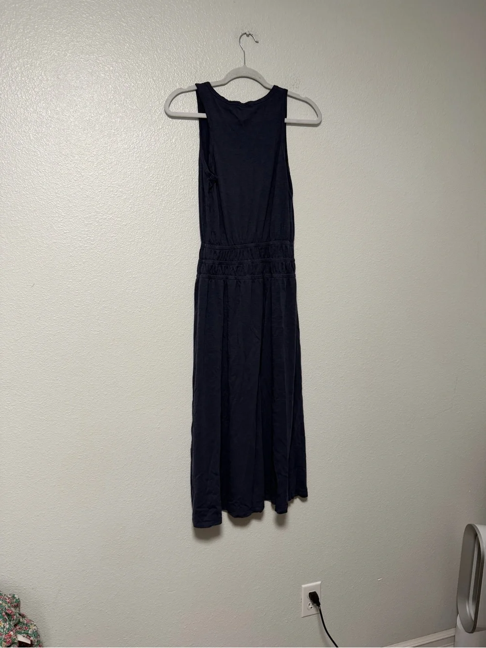 Marine Layer Navy Tank Maxi Dress with Elastic Waist SZ S